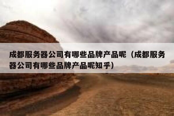 成都服务器公司有哪些品牌产品呢(成都服务器公司有哪些品牌产品呢知乎) 第1张 成都服务器公司有哪些品牌产品呢(成都服务器公司有哪些品牌产品呢知乎) 第1张