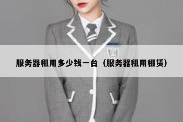 服务器租用多少钱一台（服务器租用租赁） 第1张