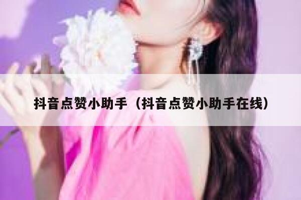 抖音点赞小助手（抖音点赞小助手在线） 第1张