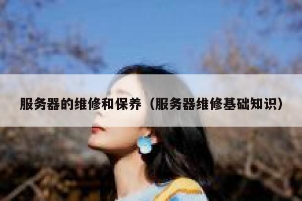 服务器的维修和保养（服务器维修基础知识） 第1张