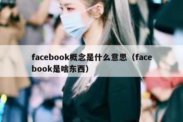 facebook概念是什么意思（facebook是啥东西） 第1张