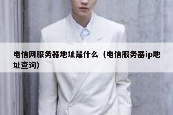 电信网服务器地址是什么（电信服务器ip地址查询） 第1张