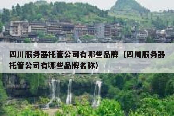 四川服务器托管公司有哪些品牌（四川服务器托管公司有哪些品牌名称） 第1张
