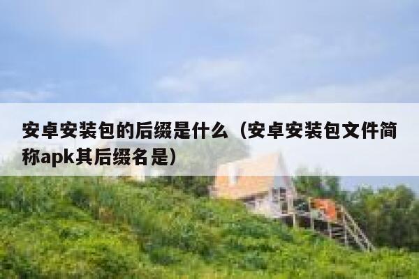 安卓安装包的后缀是什么(安卓安装包文件简称apk其后缀名是) 第1张 安卓安装包的后缀是什么(安卓安装包文件简称apk其后缀名是) 第1张
