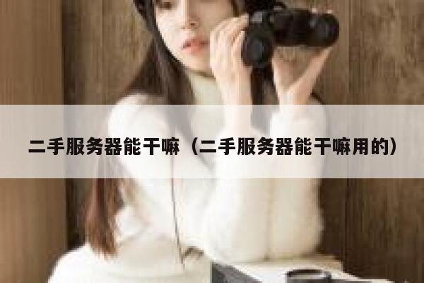 二手服务器能干嘛（二手服务器能干嘛用的） 第1张