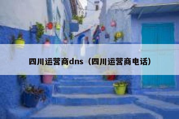 四川运营商dns（四川运营商电话） 第1张