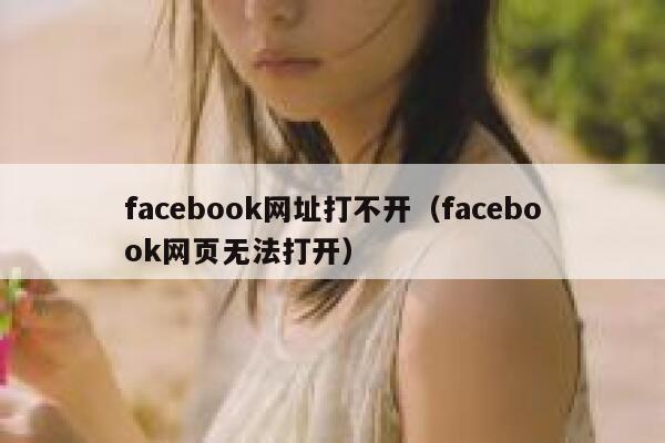 facebook网址打不开（facebook网页无法打开） 第1张