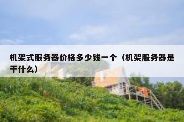 机架式服务器价格多少钱一个（机架服务器是干什么） 第1张
