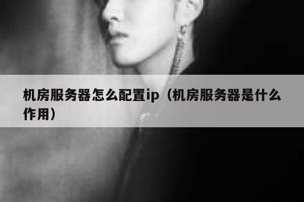 机房服务器怎么配置ip（机房服务器是什么作用） 第1张