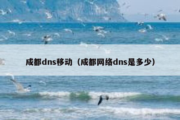 成都dns移动（成都网络dns是多少） 第1张