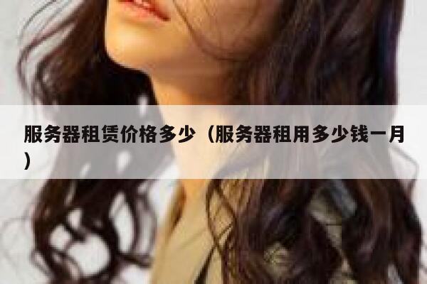 服务器租赁价格多少（服务器租用多少钱一月） 第1张