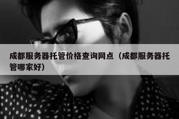 成都服务器托管价格查询网点（成都服务器托管哪家好） 第1张