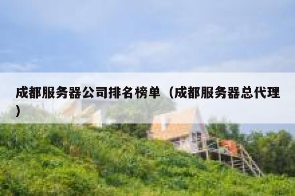成都服务器公司排名榜单(成都服务器总代理) 第1张 成都服务器公司排名榜单(成都服务器总代理) 第1张