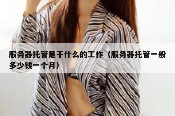 服务器托管是干什么的工作（服务器托管一般多少钱一个月） 第1张