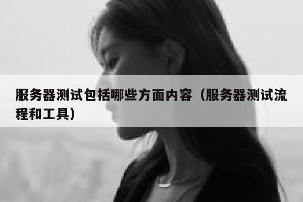 服务器测试包括哪些方面内容(服务器测试流程和工具) 第1张 服务器测试包括哪些方面内容(服务器测试流程和工具) 第1张