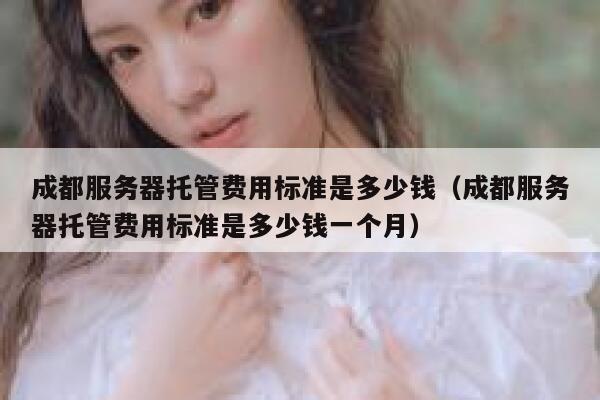 成都服务器托管费用标准是多少钱（成都服务器托管费用标准是多少钱一个月） 第1张
