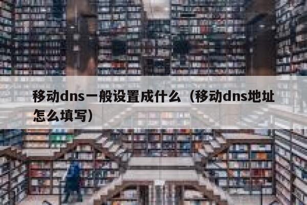 移动dns一般设置成什么(移动dns地址怎么填写) 第1张 移动dns一般设置成什么(移动dns地址怎么填写) 第1张