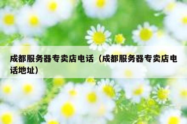 成都服务器专卖店电话(成都服务器专卖店电话地址) 第1张 成都服务器专卖店电话(成都服务器专卖店电话地址) 第1张