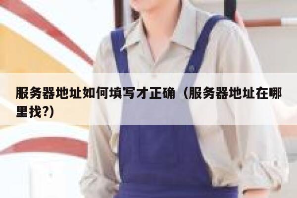 服务器地址如何填写才正确（服务器地址在哪里找?） 第1张