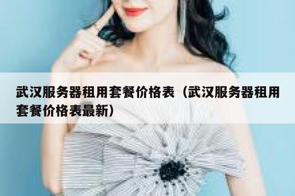 武汉服务器租用套餐价格表（武汉服务器租用套餐价格表最新） 第1张