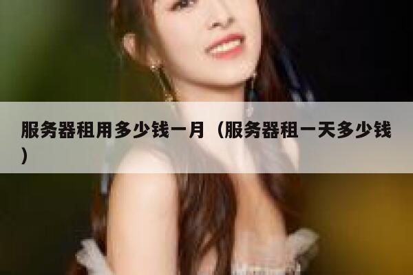 服务器租用多少钱一月（服务器租一天多少钱） 第1张