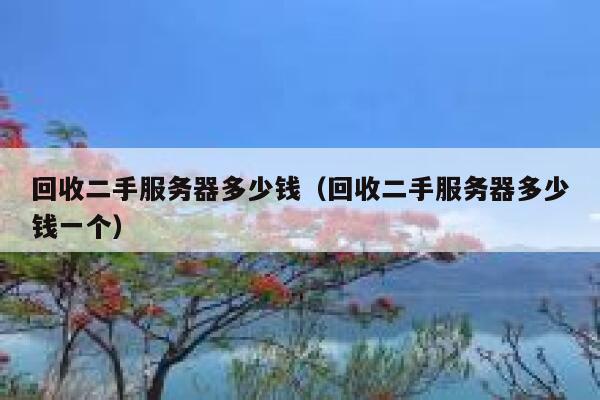 回收二手服务器多少钱（回收二手服务器多少钱一个） 第1张