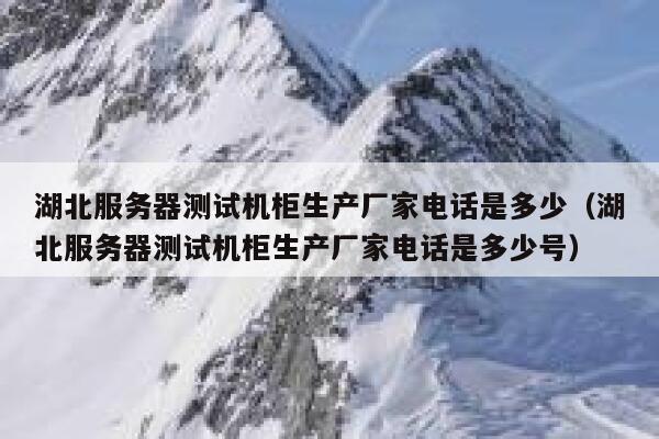 湖北服务器测试机柜生产厂家电话是多少（湖北服务器测试机柜生产厂家电话是多少号） 第1张