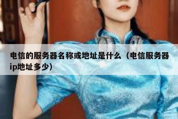 电信的服务器名称或地址是什么（电信服务器ip地址多少） 第1张
