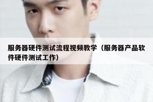 服务器硬件测试流程视频教学(服务器产品软件硬件测试工作) 第1张 服务器硬件测试流程视频教学(服务器产品软件硬件测试工作) 第1张