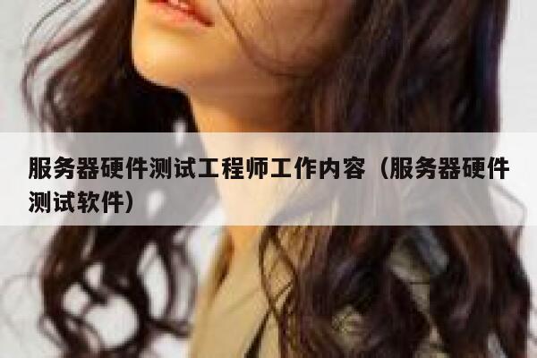 服务器硬件测试工程师工作内容（服务器硬件测试软件） 第1张