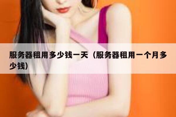服务器租用多少钱一天(服务器租用一个月多少钱) 第1张 服务器租用多少钱一天(服务器租用一个月多少钱) 第1张