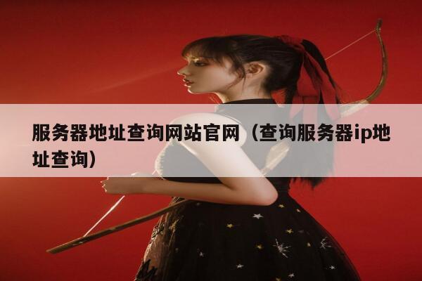 服务器地址查询网站官网（查询服务器ip地址查询） 第1张