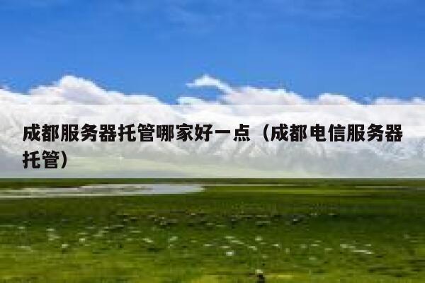 成都服务器托管哪家好一点（成都电信服务器托管） 第1张