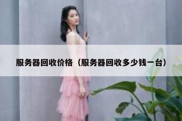 服务器回收价格（服务器回收多少钱一台） 第1张