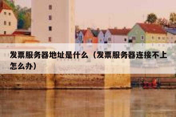 发票服务器地址是什么（发票服务器连接不上怎么办） 第1张