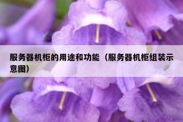 服务器机柜的用途和功能（服务器机柜组装示意图） 第1张