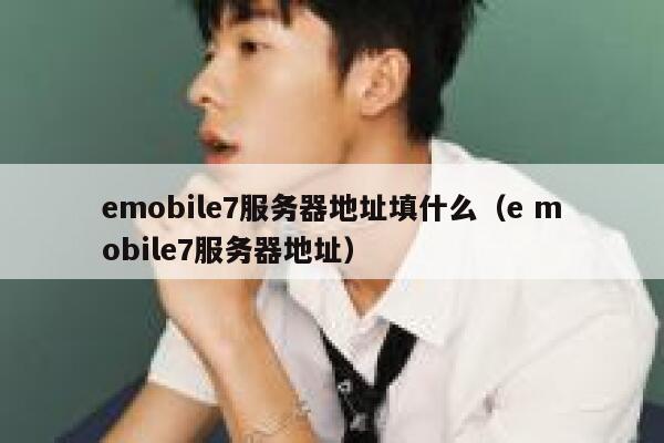 emobile7服务器地址填什么（e mobile7服务器地址） 第1张