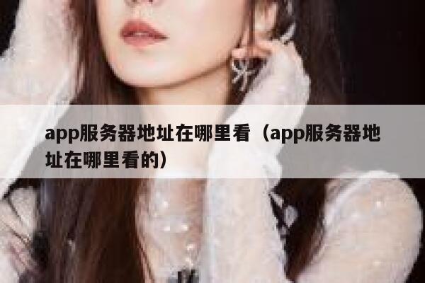 app服务器地址在哪里看(app服务器地址在哪里看的) 第1张 app服务器地址在哪里看(app服务器地址在哪里看的) 第1张