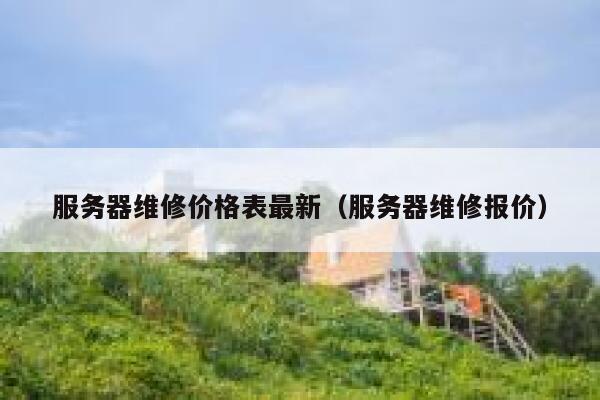 服务器维修价格表最新（服务器维修报价） 第1张