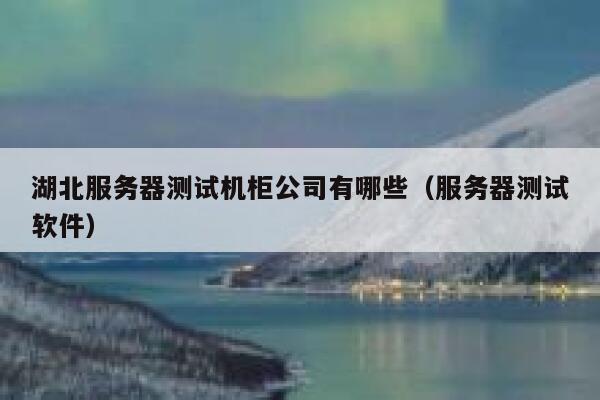 湖北服务器测试机柜公司有哪些(服务器测试软件) 第1张 湖北服务器测试机柜公司有哪些(服务器测试软件) 第1张