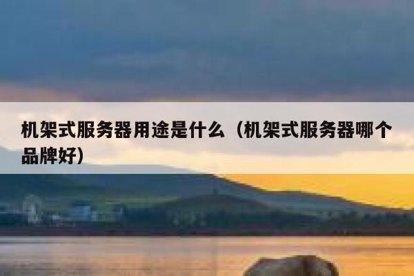 机架式服务器用途是什么（机架式服务器哪个品牌好） 第1张