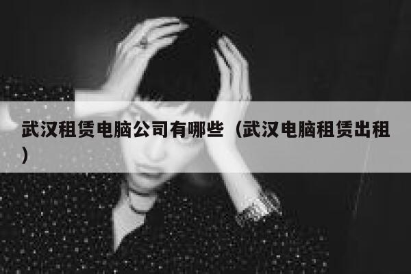 武汉租赁电脑公司有哪些（武汉电脑租赁出租） 第1张