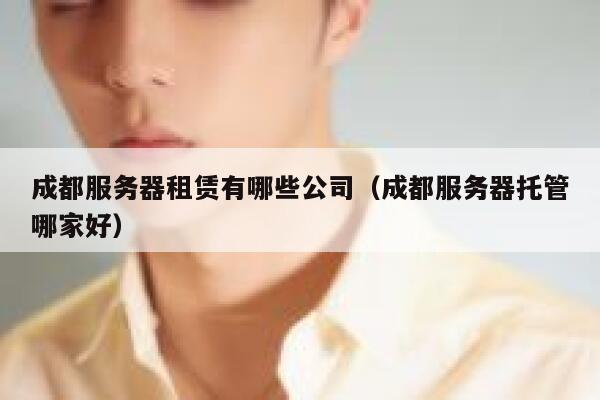 成都服务器租赁有哪些公司（成都服务器托管哪家好） 第1张