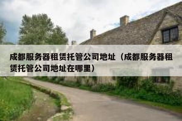 成都服务器租赁托管公司地址（成都服务器租赁托管公司地址在哪里） 第1张