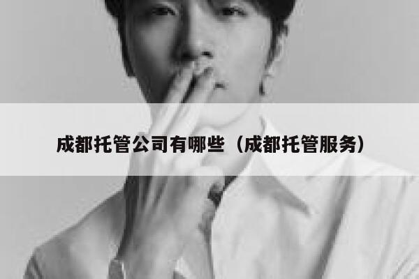 成都托管公司有哪些（成都托管服务） 第1张