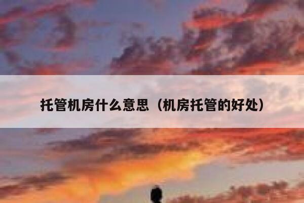 托管机房什么意思(机房托管的好处) 第1张 托管机房什么意思(机房托管的好处) 第1张