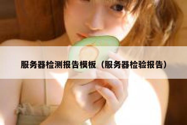 服务器检测报告模板（服务器检验报告） 第1张