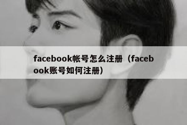 facebook帐号怎么注册（facebook账号如何注册） 第1张
