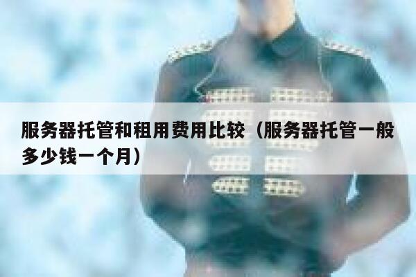 服务器托管和租用费用比较（服务器托管一般多少钱一个月） 第1张