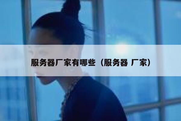 服务器厂家有哪些（服务器 厂家） 第1张